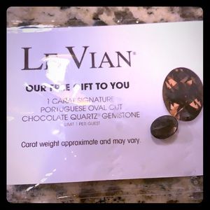 Portuguese oval cut chocolate quartz gemstone